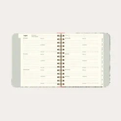 Life Planner - 216 x 190mm - Decor Green flow - 2026/2027 - Mayland - 93123827