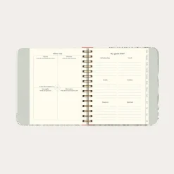 Life Planner - 216 x 190mm - Decor Green flow - 2026/2027 - Mayland - 93123827