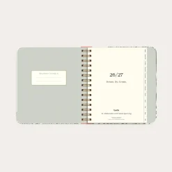 Life Planner - 216 x 190mm - Decor Green flow - 2026/2027 - Mayland - 93123827