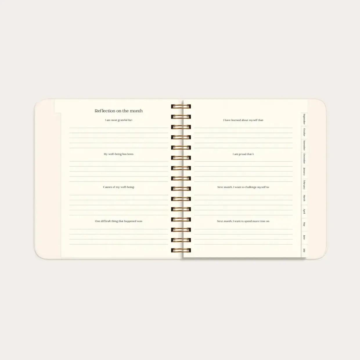 Life Planner - 216 x 190mm - Pastel flowers - 2026/2027 - Mayland - 93123727