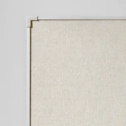 Lintex Boarder opslagstavle med naturstof og aluminiumsramme - 150 x 120 cm