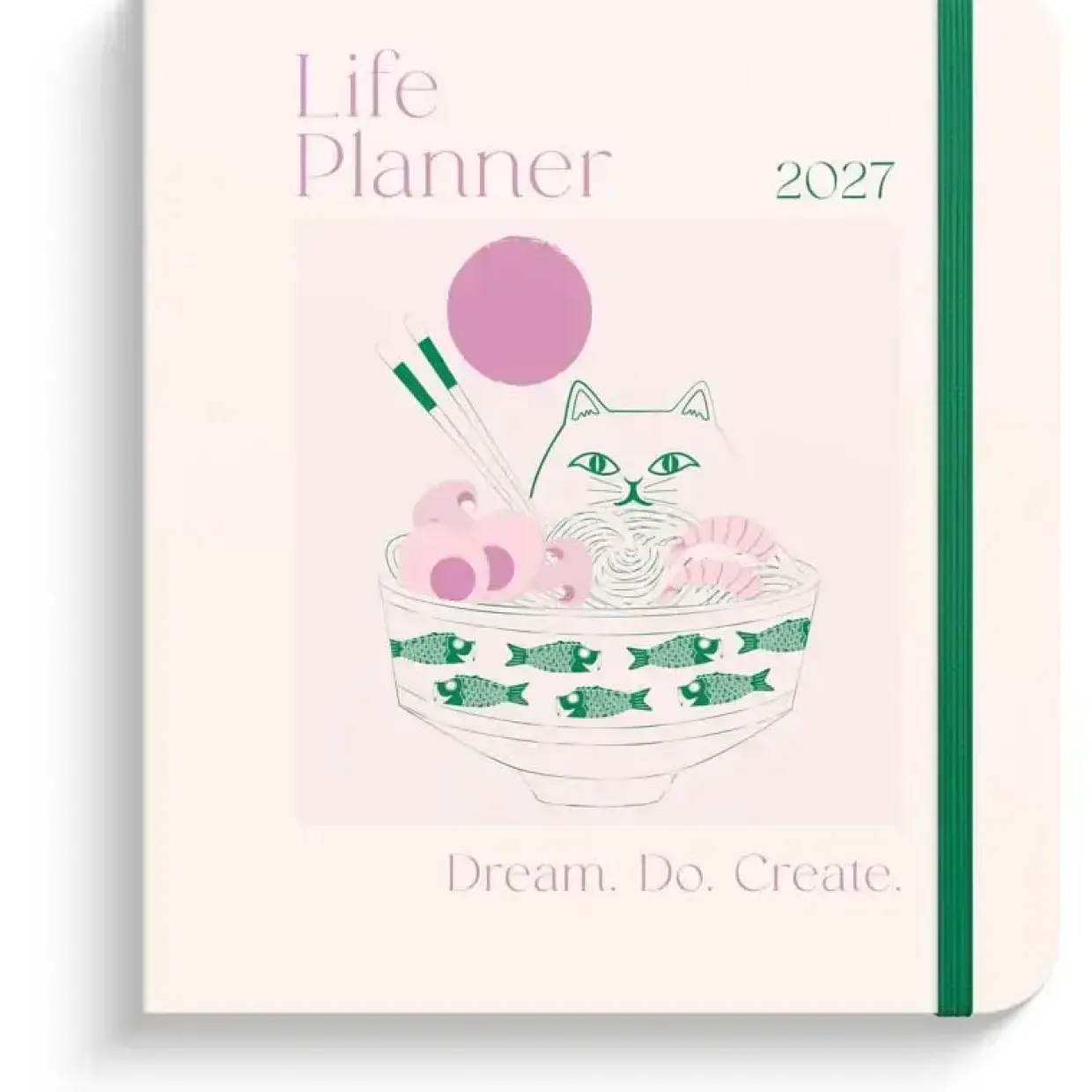 Livsstilskalender - Life Planner Japan Style - 190x216mm - Spiral - 2027 - Mayland - 93121827