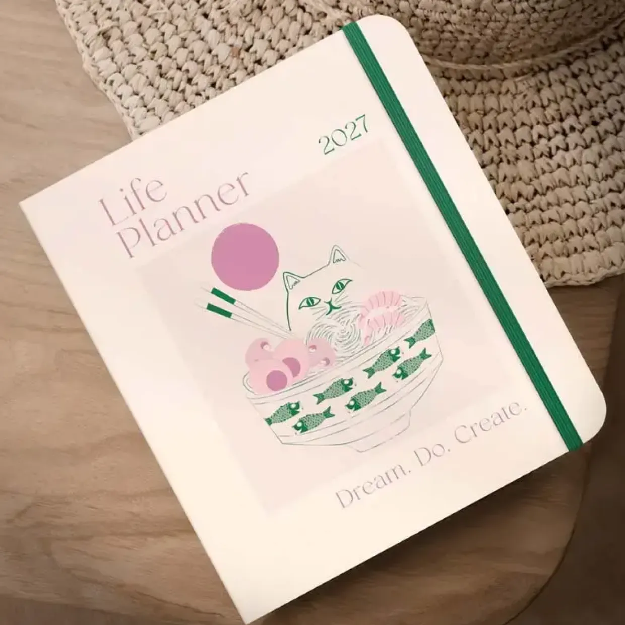 Livsstilskalender - Life Planner Japan Style - 190x216mm - Spiral - 2027 - Mayland - 93121827