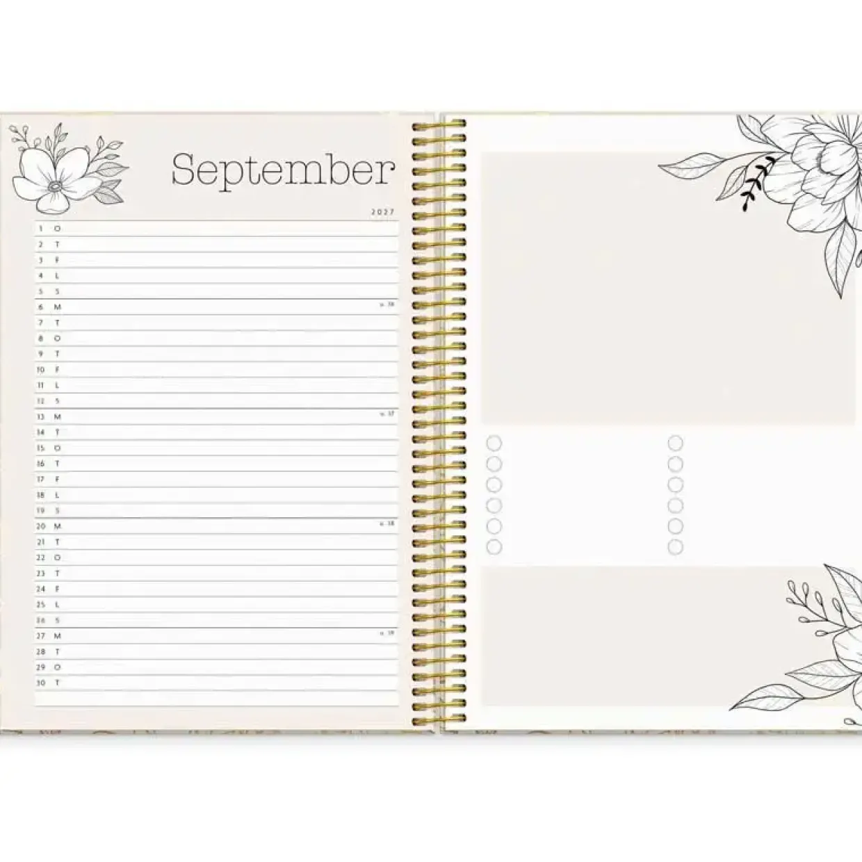 Livsstilskalender - Life Planner Dream & Do - 169x234mm - 2027 - Mayland - 27226600