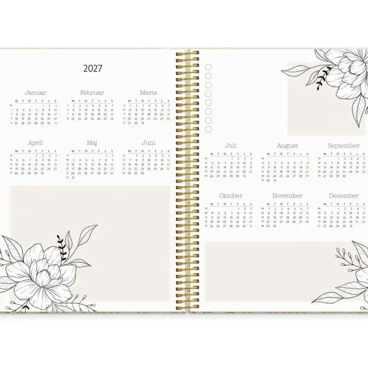 Livsstilskalender - Life Planner Dream & Do - 169x234mm - 2027 - Mayland - 27226600