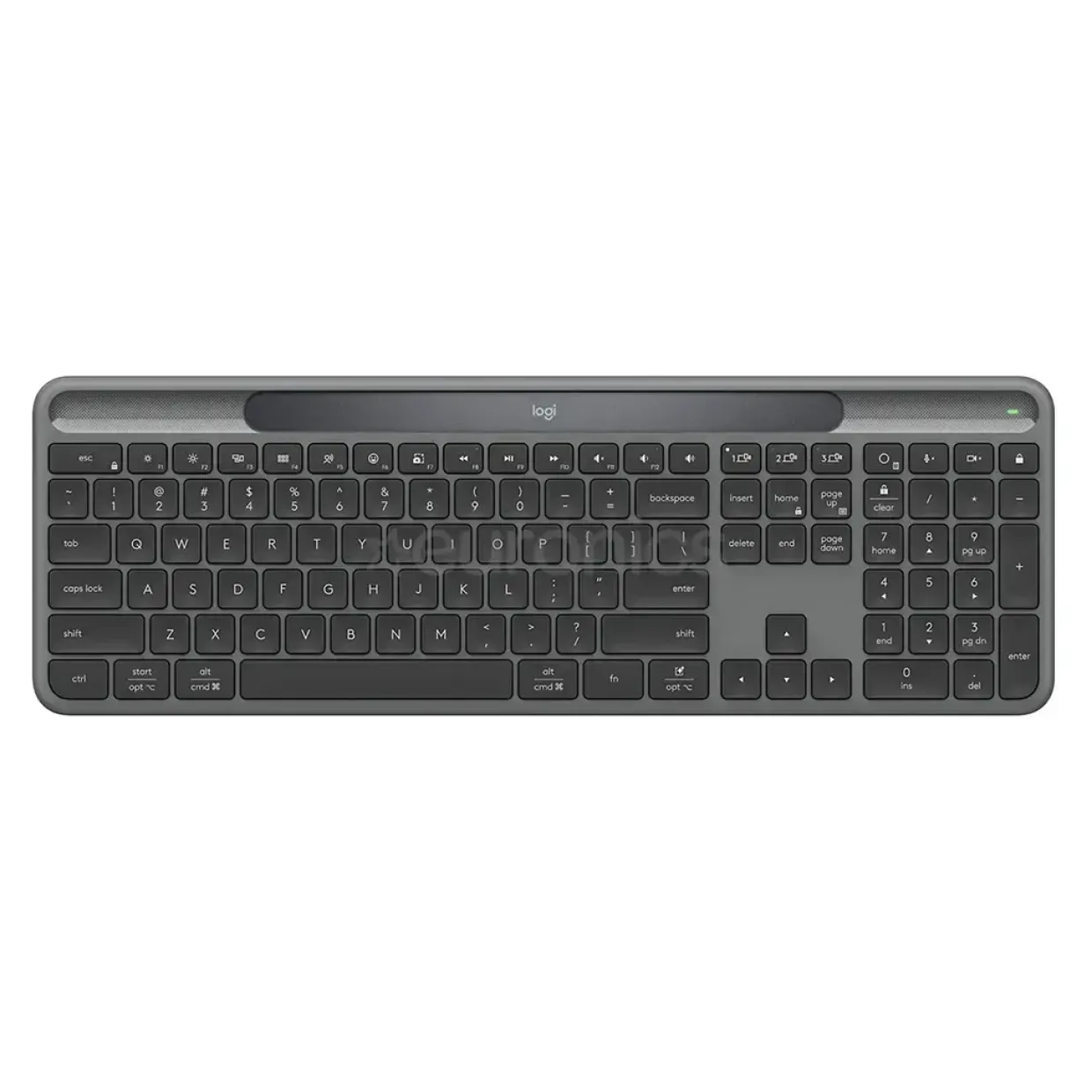 Logitech Slim Solar+ for Business, Graphite (Nordic)