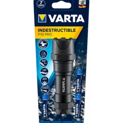 Lommelygte Varta Indestructible Pro F10 inkl. 3 stk AAA