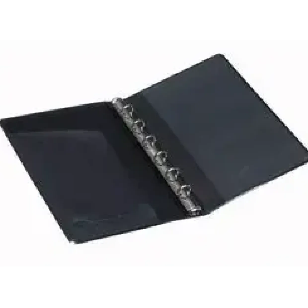 Lommeringbog - Str. 4 - Sort - 163 x 111 x 13 mm - 6-rings mekanisme - 20 stk