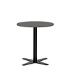 Loungebord Amy Ø650 H752 mm, Antracit laminat Sort understel