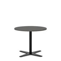 Loungebord Amy Ø650 H582 mm, Antracit laminat Sort understel