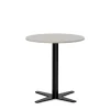 Loungebord Amy Ø650 H752 mm, Lys grå laminat Sort understel