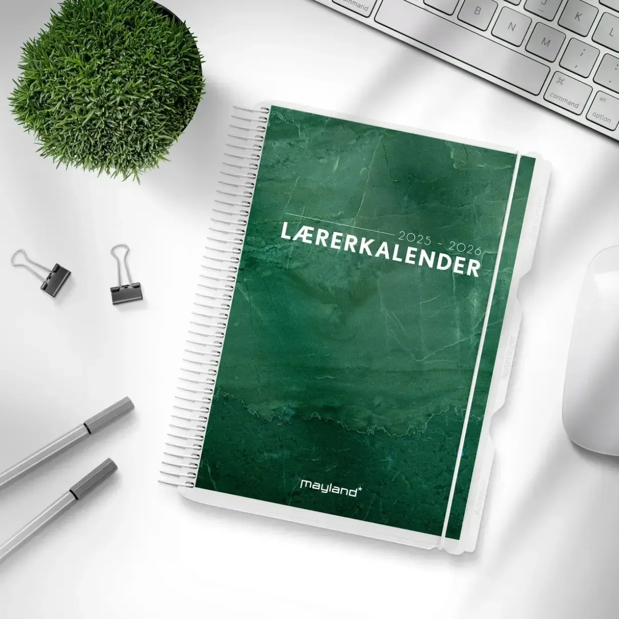 Lærerkalender 2025/2026, Mayland, 21,5 x 16 x 2,5 cm A5, 2i1, 26813010