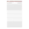 Lynlåsposer GRIPPIE T-65 med skrivefelt og eurohul 80 x 120 mm - 1000 stk i pakke