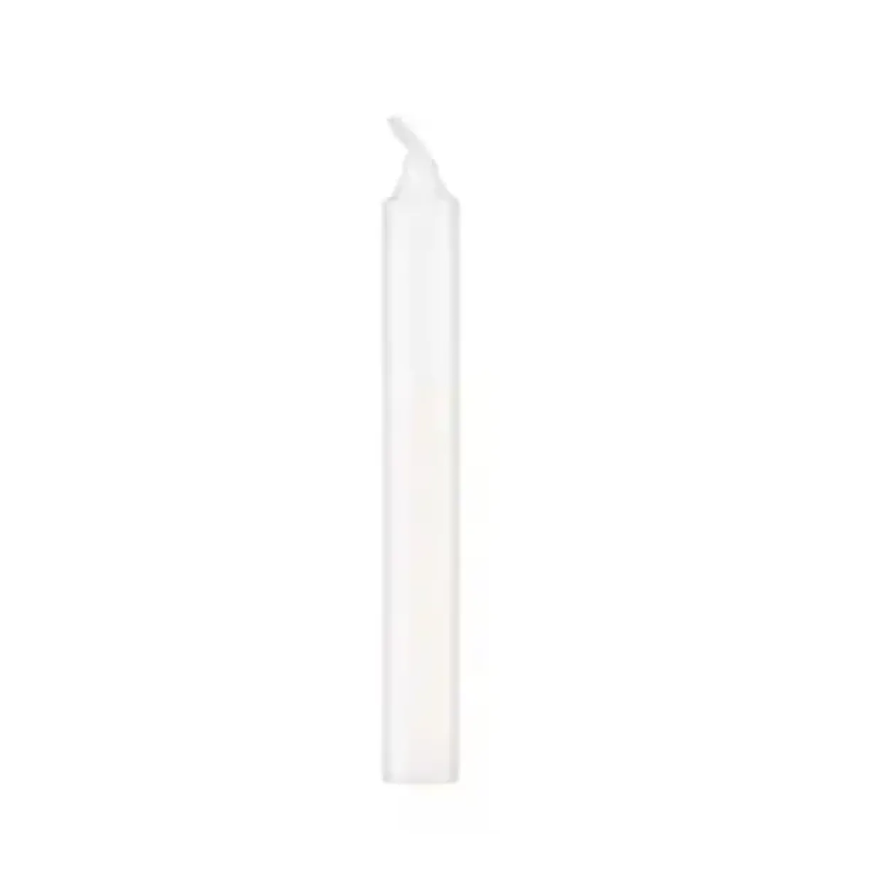 Lys Kronelys Ø22xH200mm svane brændetid 7 timer hvid - 24 stk/pk