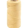 Macramé garn - 2 mm - Lys gul - 198 m - 330 g