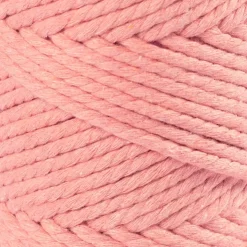 Macramé-garn – 3-tvundet / tvistet – 80% genanvendt bomuld – 20% polyester