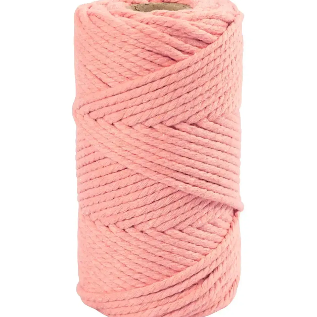 Macramé-garn – 3-tvundet / tvistet – 80% genanvendt bomuld – 20% polyester