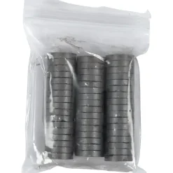 Magneter - Til opslagstavle - Rund - Sort - Ø14 x 3 mm - 50 stk