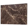 Magnetisk ståltavle - Brun marmorlook - 40 x 60 cm