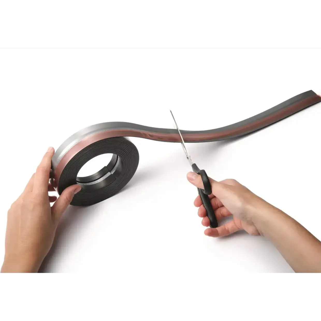 Magnet tape sølv Durafix - 5 meter