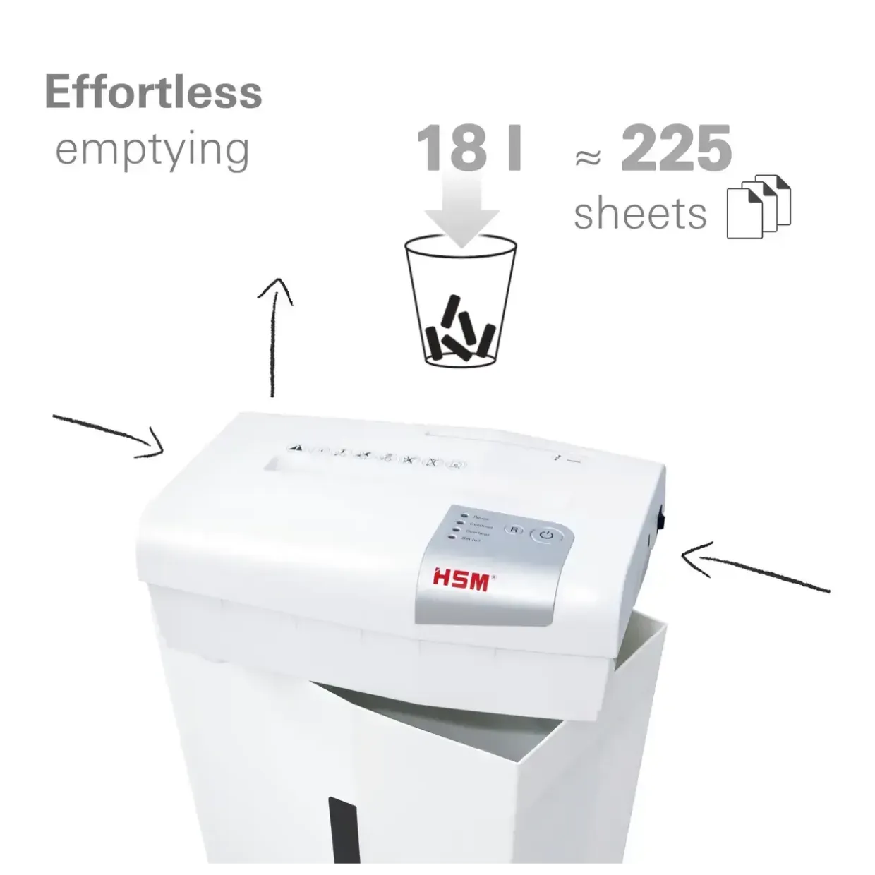 Makulator konfetti - HSM Shredstar X8 4 x 35 mm - 8 ark