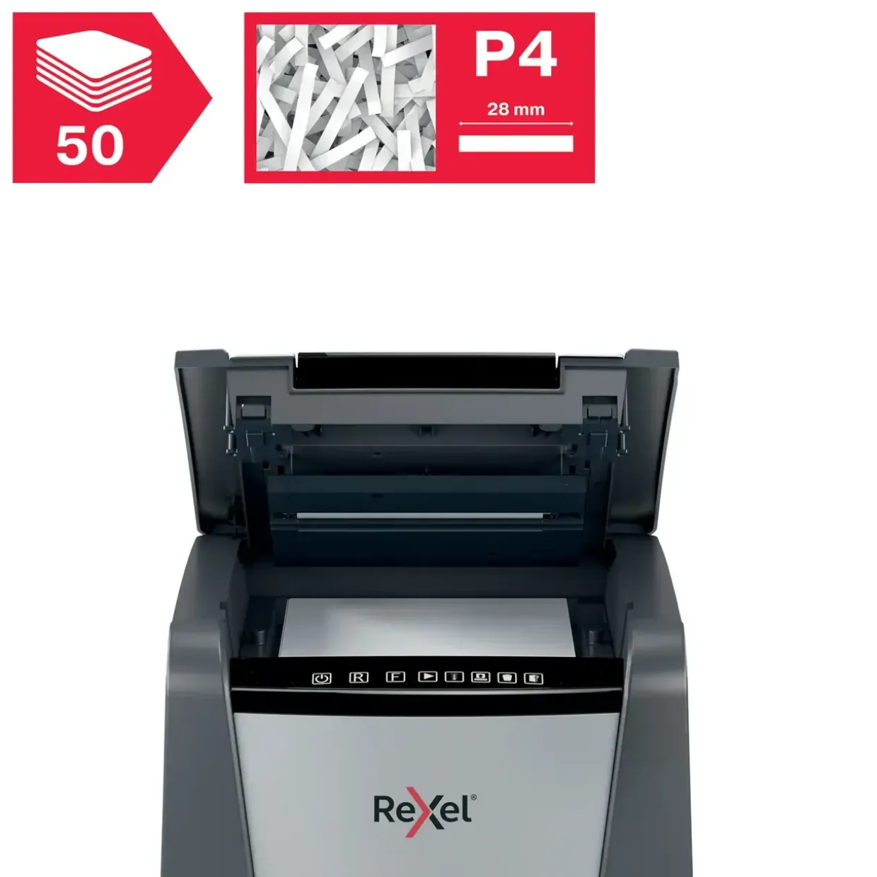 Makulator Rexel Optimum AutoFeed+ 50X P4