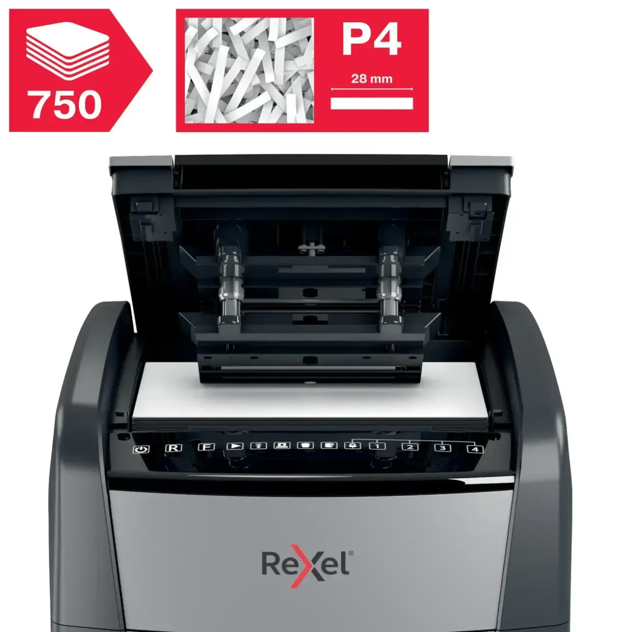 Makulator Rexel Optimum AutoFeed+ 750X P4