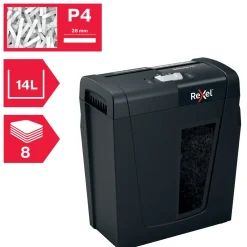 Makulator - Rexel Secure X8 - P4 - 8 ark - 14 L