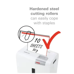 Makulator strimmel - HSM Shredstar S10 6 mm - 10 ark