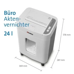 Makuleringsmaskine, Dahle ShredMATIC SM 150, 25 L, grå