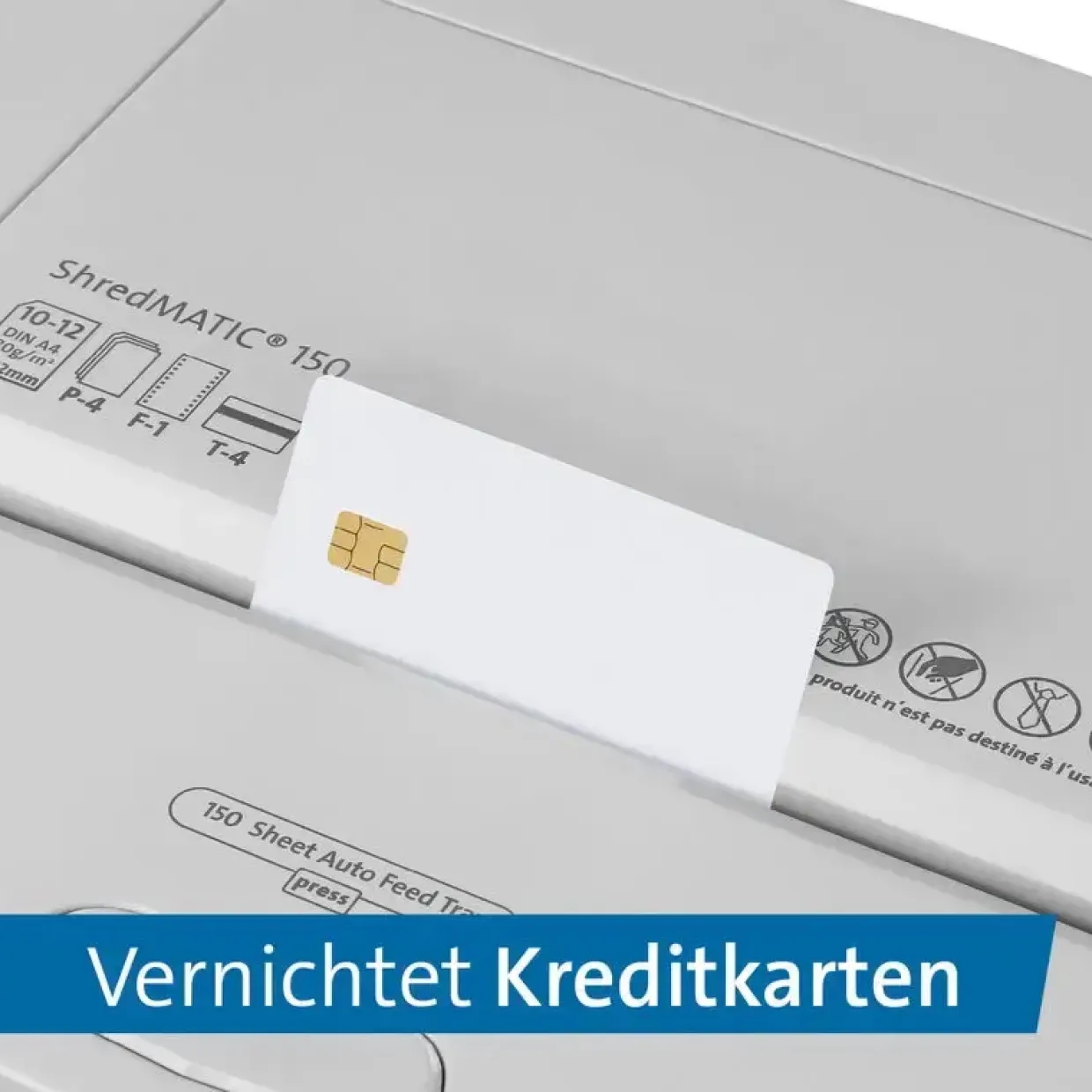 Makuleringsmaskine, Dahle ShredMATIC SM 150, 25 L, grå