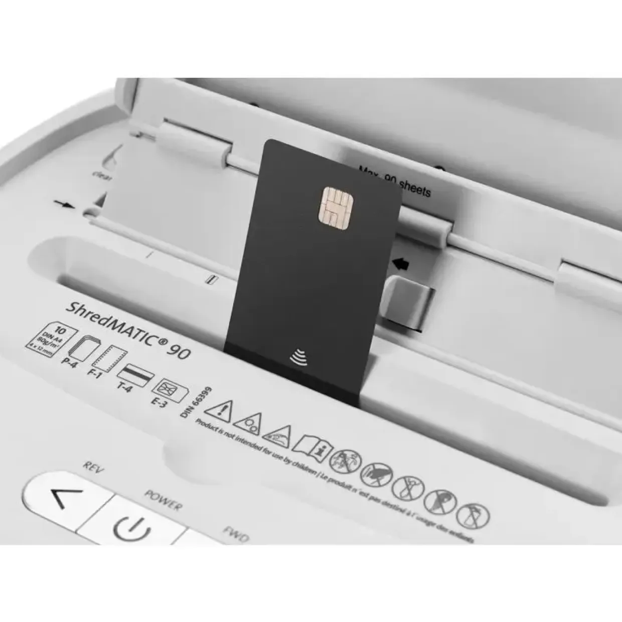 Makuleringsmaskine, Dahle ShredMATIC SM 90, 23 L, grå