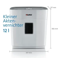 Makuleringsmaskine, Dahle ShredMATIC SM 90, 23 L, grå