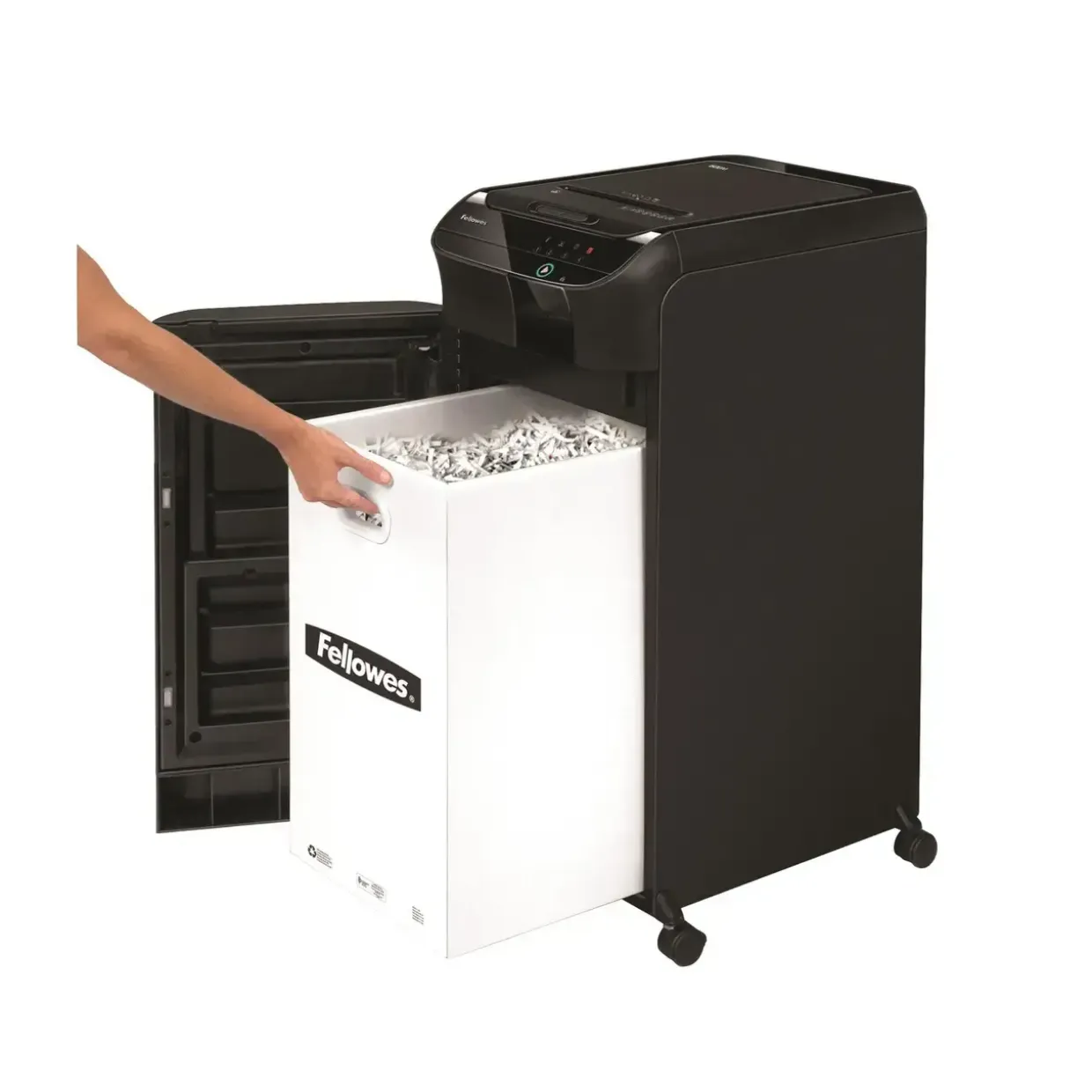 Makuleringsmaskine - Fellowes AutoMax 600M MC - P5 - 2x12 mm - 83 l