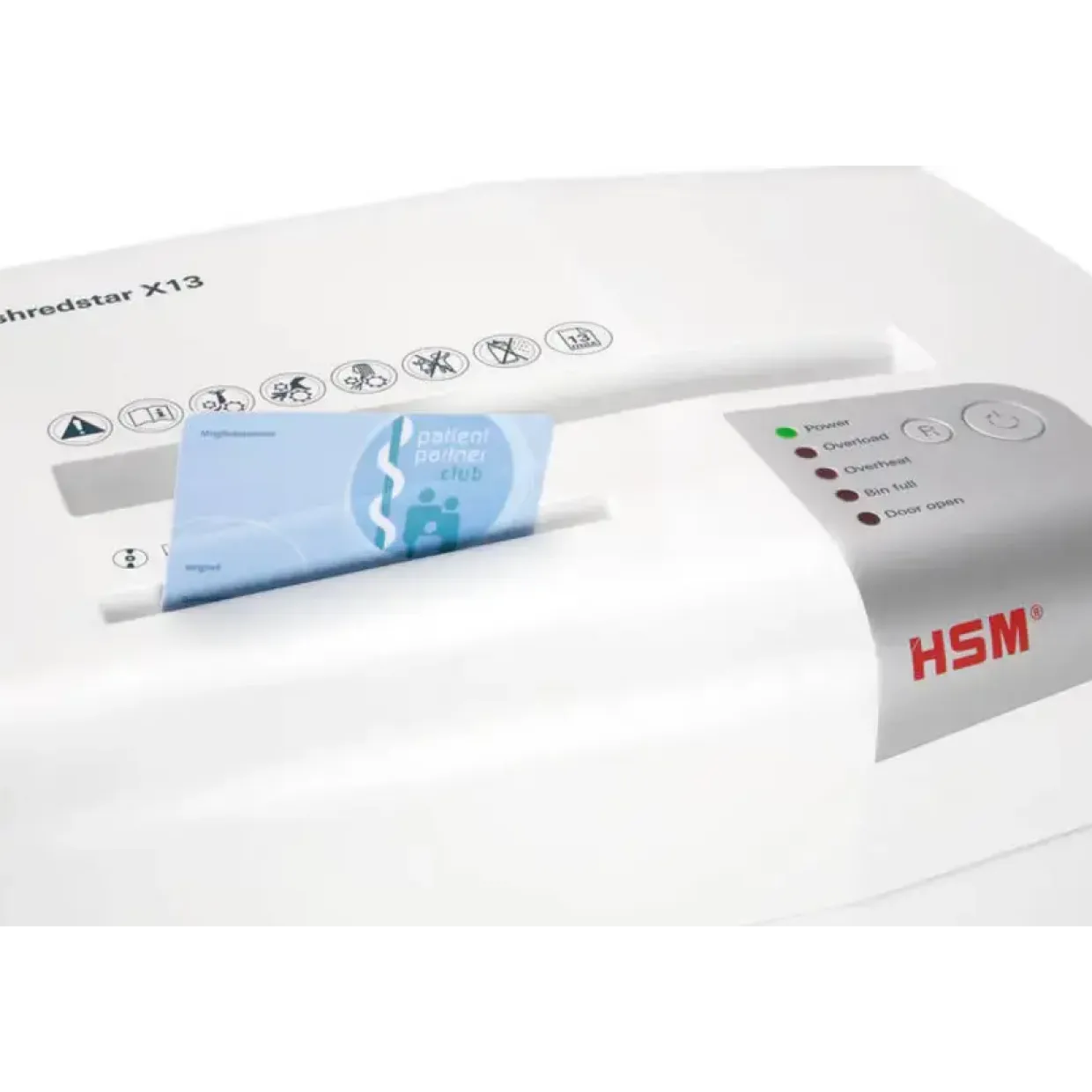 Makuleringsmaskine – HSM Shredstar X13 – Konfetti 4×37 mm – 13 ark