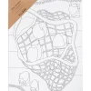 Malerlærred med print, Citrusfrugter , D: 1,6 cm, str. 24x30 cm, 360 g - 1 stk