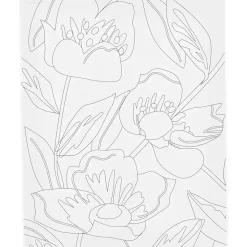 Malerlærred med print, Valmuer, D: 1,6 cm, str. 24x30 cm, 360 g - 1 stk
