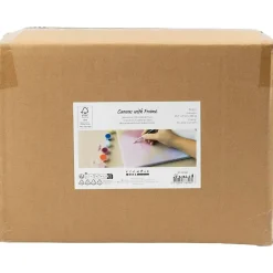 Malerlærred med træramme, A4, str. 29,7x21 cm, 280 g, hvid, 10 stk./ 1 pk.