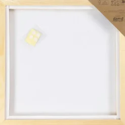 Malerlærred med træramme, str. 15,8x15,8 cm, 280 g, hvid, 1 stk.