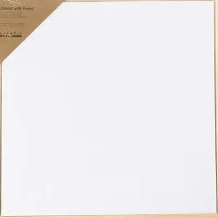 Malerlærred med træramme, str. 30x30 cm, 280 g, hvid, 1 stk.