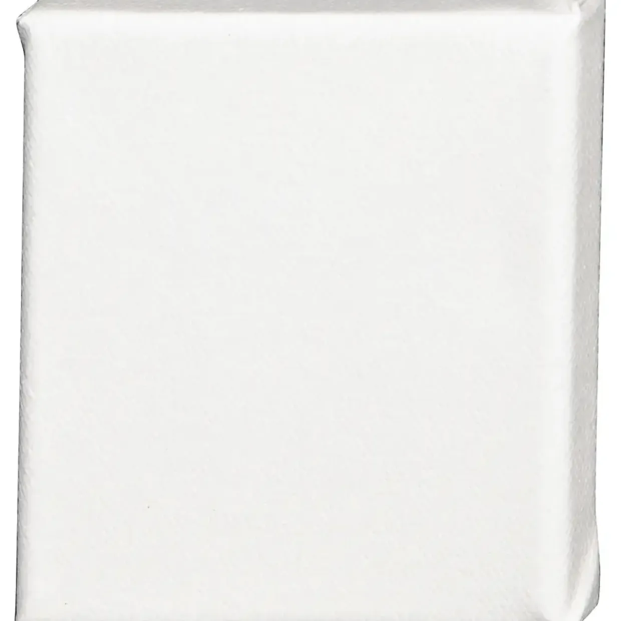 Malerlærred 10 x 10 cm dybde 1,4 cm hvid 360 g
