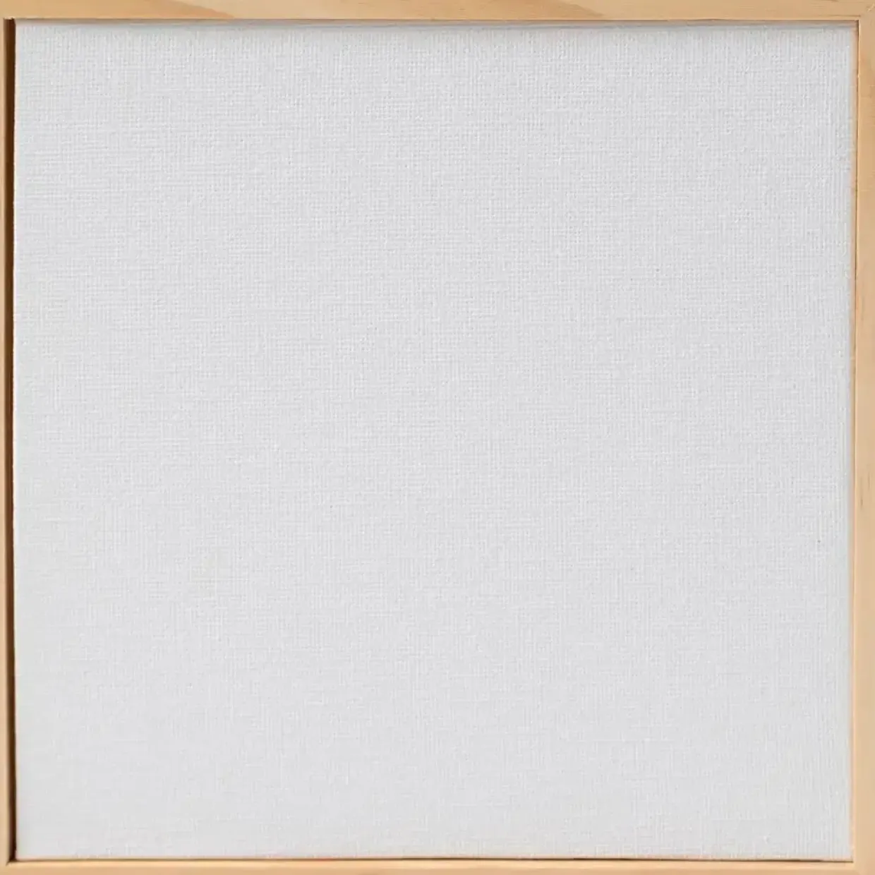 Malerplade med træramme, str. 15,8x15,8 cm, 280 g, hvid, 10 stk./ 1 pk.