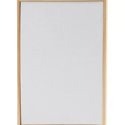 Malerplade med træramme, str. 15,8x23,8 cm, 280 g, hvid, 1 stk.