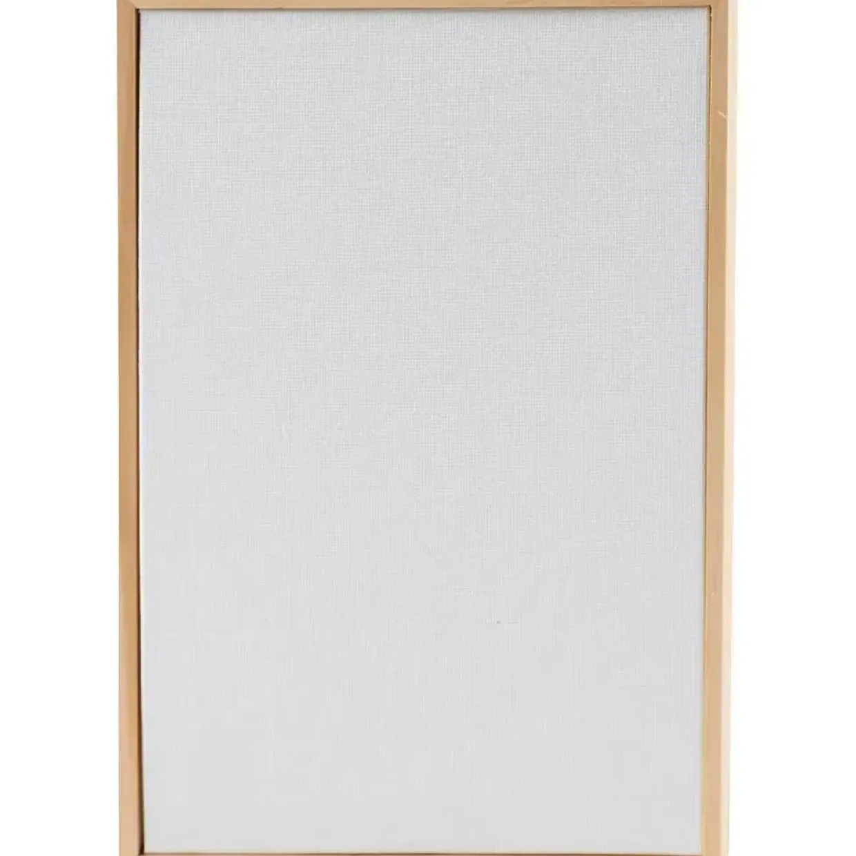 Malerplade med træramme, str. 15,8x23,8 cm, 280 g, hvid, 1 stk.
