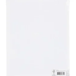 Malerplade, str. 24x30 cm, tykkelse 3 mm, 280 g, hvid, 1 stk.