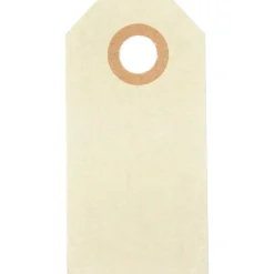 Manillamærker natur 3 x 6 cm - 1000 stk