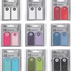 Manillamærker str. 6x3 cm 250 g ass. farver - 30 pk