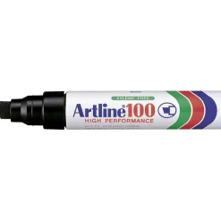 Marker - Artline 100 Jumbo - Permanent - Sort - 7-12 mm - Firkantet spids - 6 stk