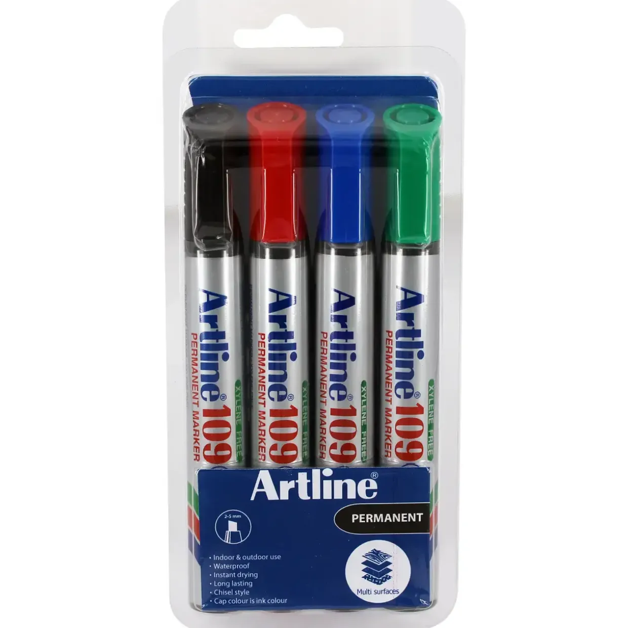 Marker - Artline 109 - 5,0 mm - 4 stk.