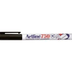 Marker Artline 750 Tekstil sort - Køb minimum 12 stk.